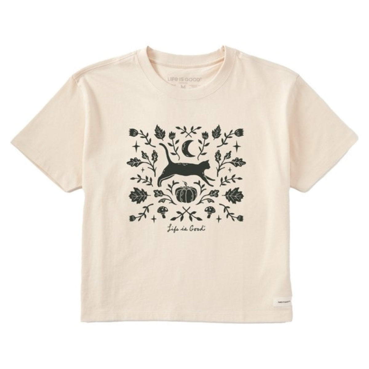 Life Is Good Fall Foliage Cat Crusher Tee – Women's