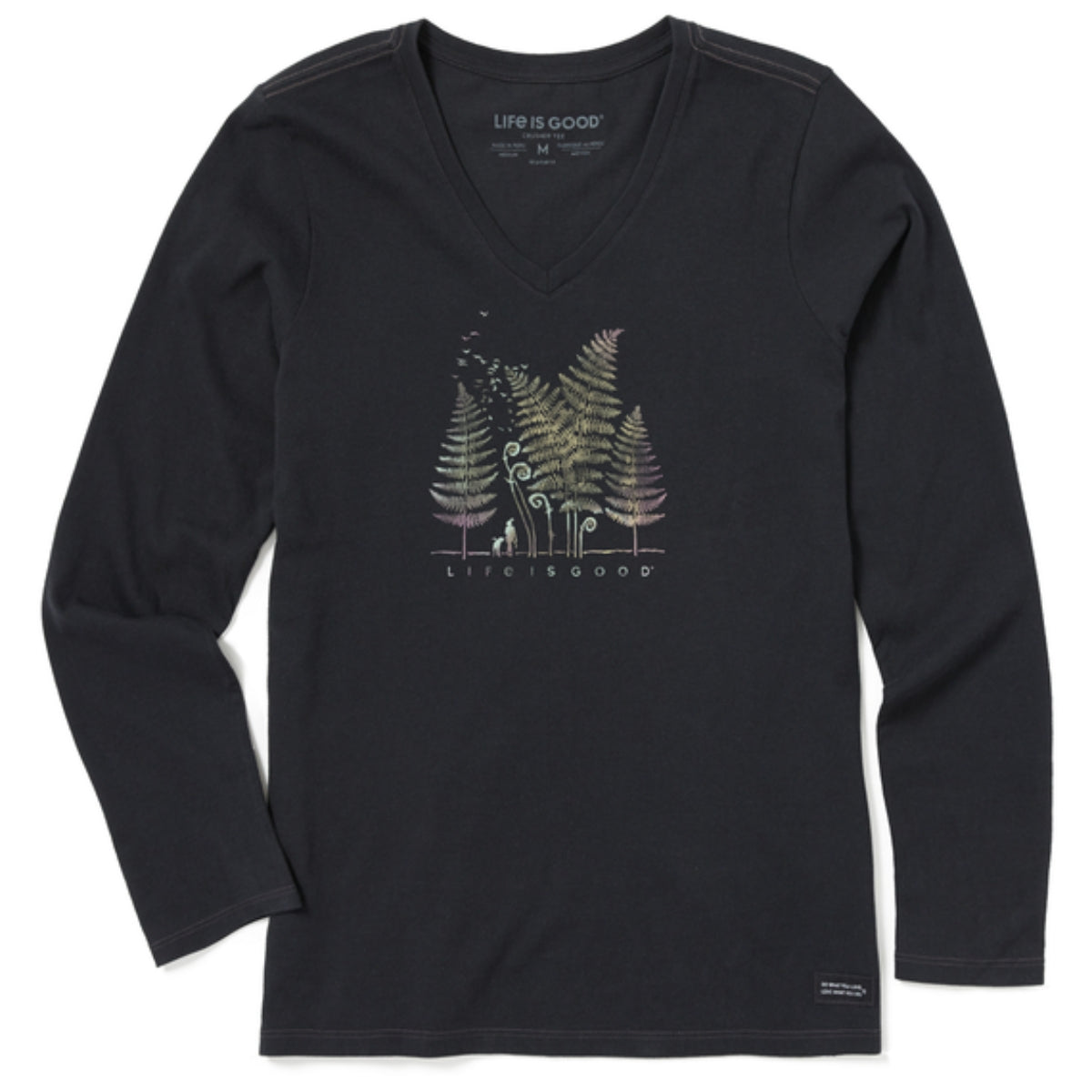 Life Is Good Fernscape Long Sleeve Crusher-LITE Tee – Women's