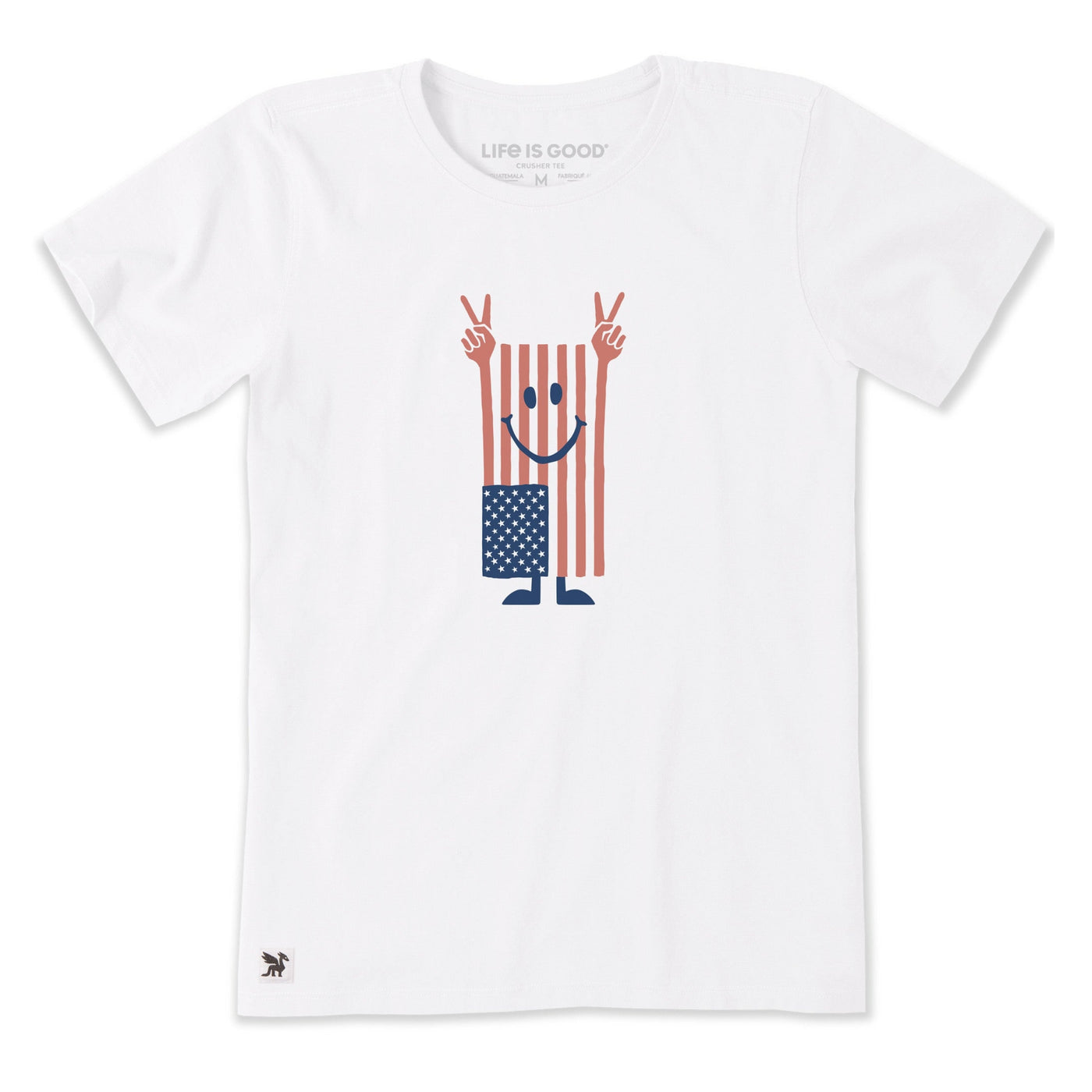 Life Is Good Liberty And Laughs Crusher Tee – Women's