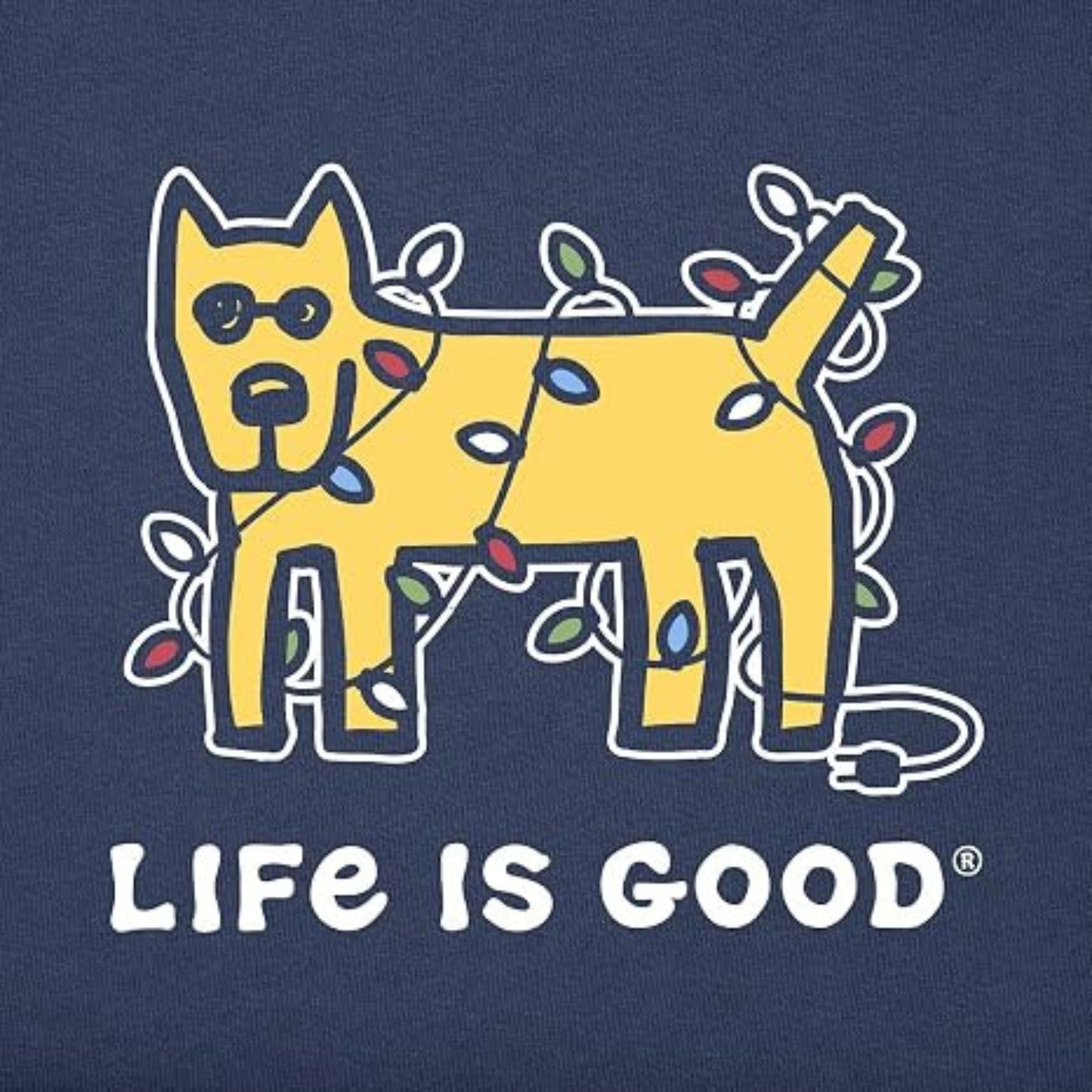 Life Is Good Rocket Holiday Lights Long Sleeve Crusher Tee – Women's