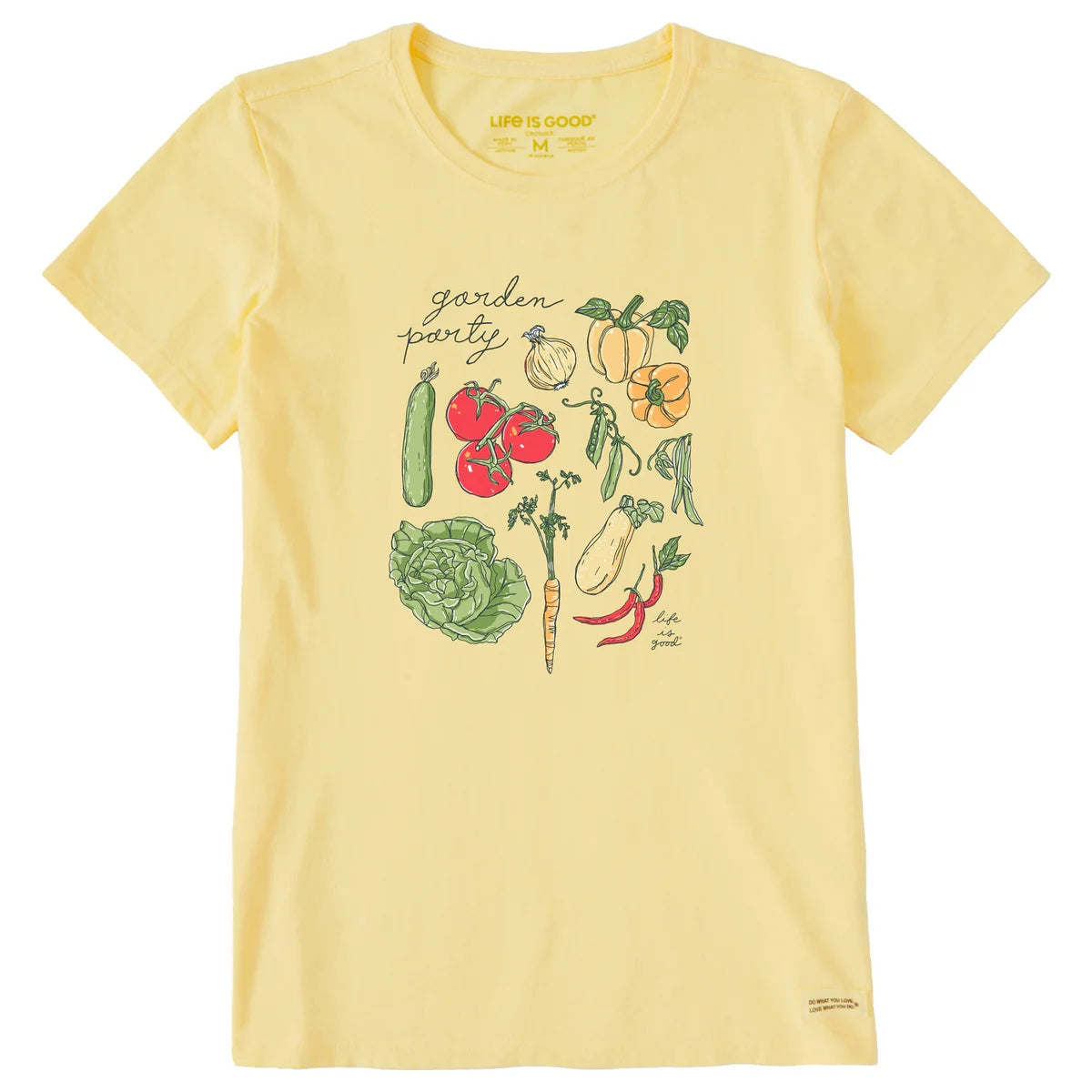 Life Is Good Veggies Garden Party Crusher Tee – Women's