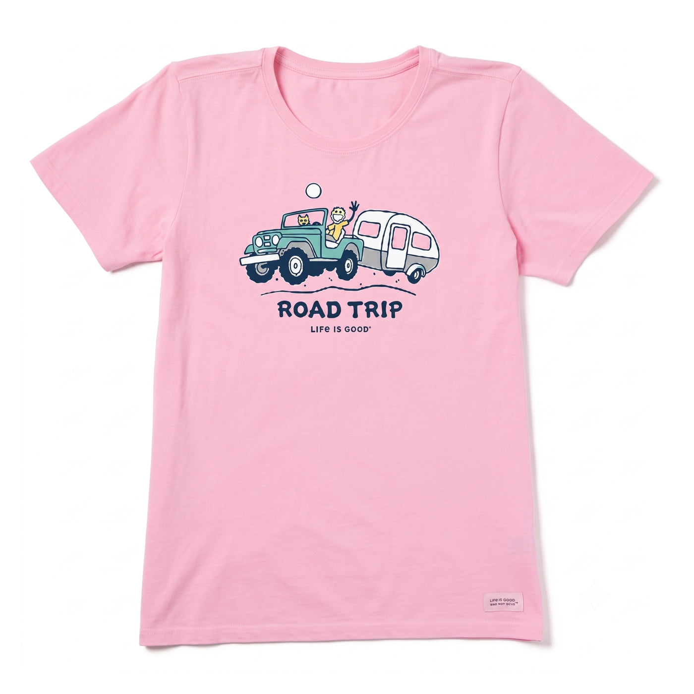 Life Is Good Vintage Trip Camper Crusher Tee – Women's