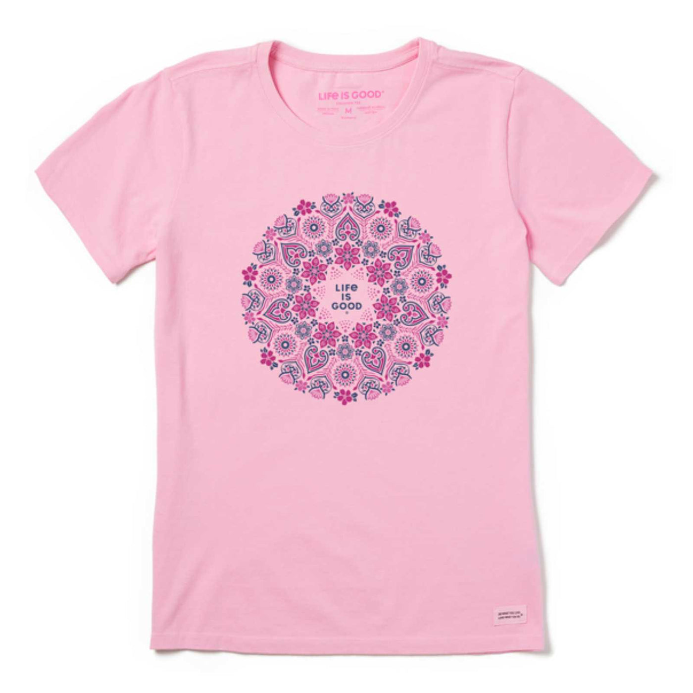 Life Is Good Wildflower Primal Mandala Crusher Tee – Women's