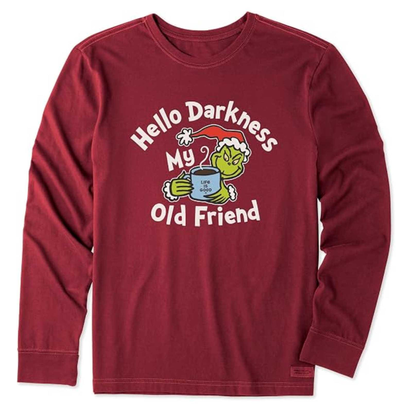 Life Is Good Grinch Hello Darkness Long Sleeve Tee – Women's