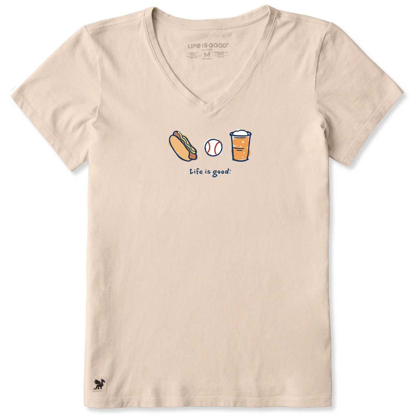 Life Is Good LIG Baseball Trio Crusher Tee – Women's