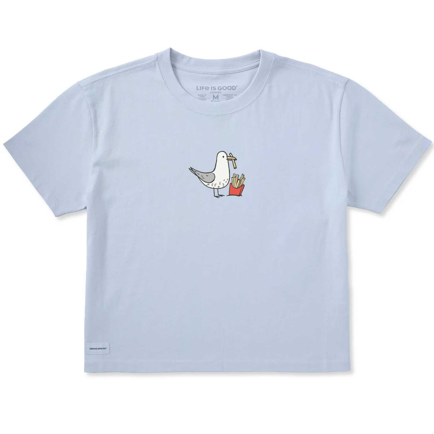 Life Is Good Seagull And Fries Crusher Tee – Women's