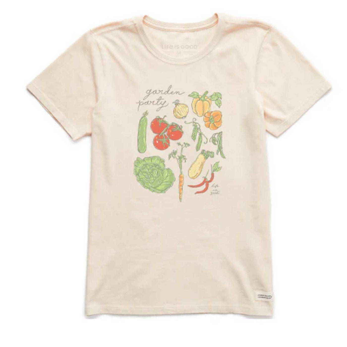Life Is Good Crusher Tee Veggies Garden Party – Women's