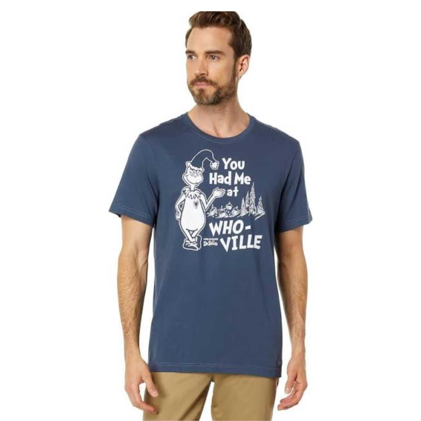 Life Is Good Retro Grinch Had Me At Who-Ville Crusher Tee – Men's