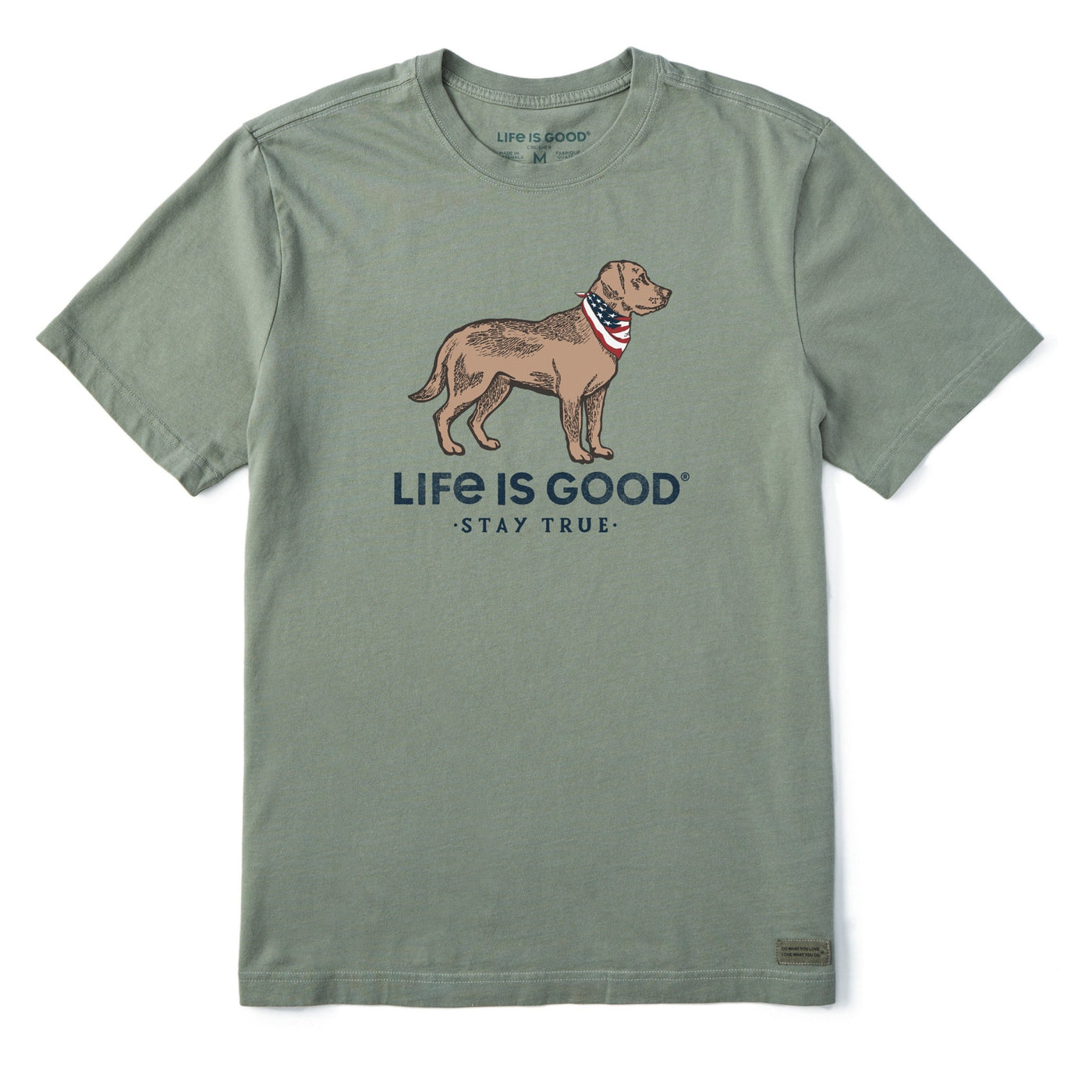Life Is Good Stay True Dog Crusher Tee – Men's
