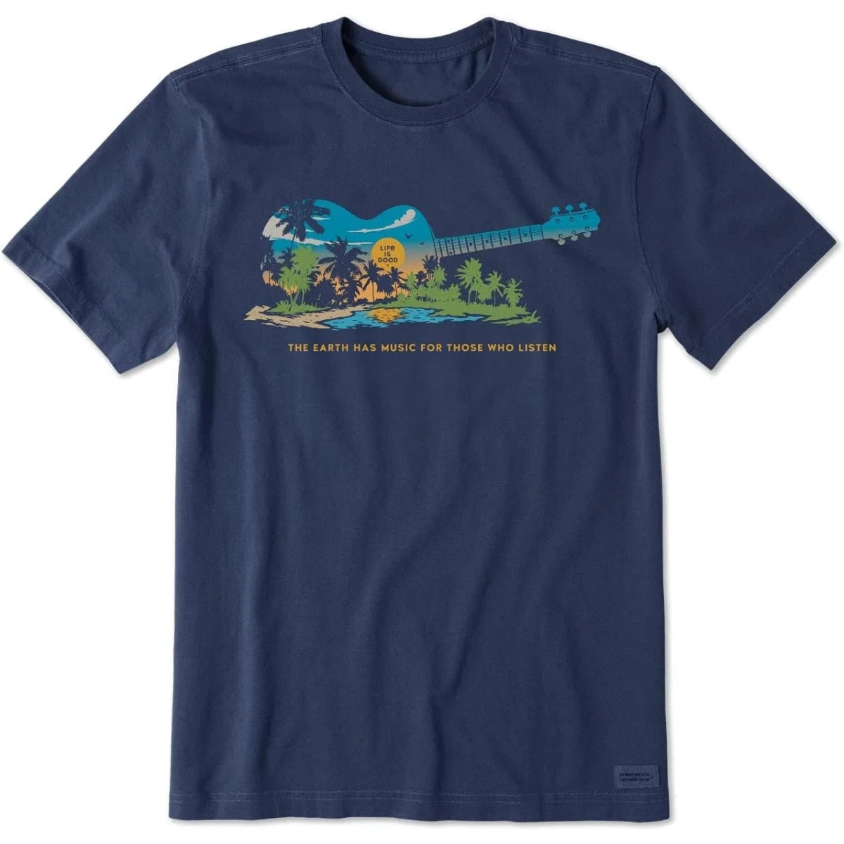 Life Is Good Earth Has Music Crusher-LITE Tee – Men's