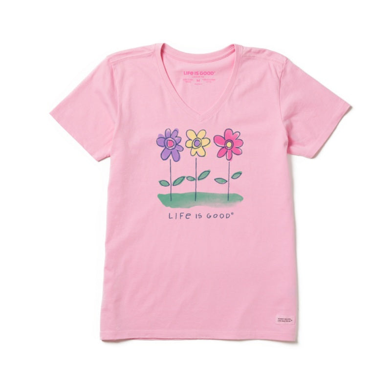 Life is Good Crusher V-Neck Graphic T-Shirt - Women's