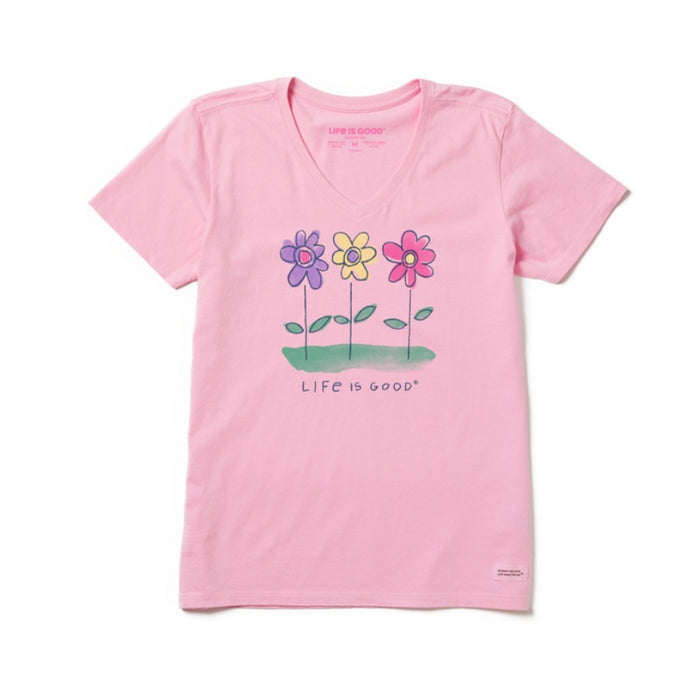 Life is Good Crusher V-Neck Graphic T-Shirt - Women's
