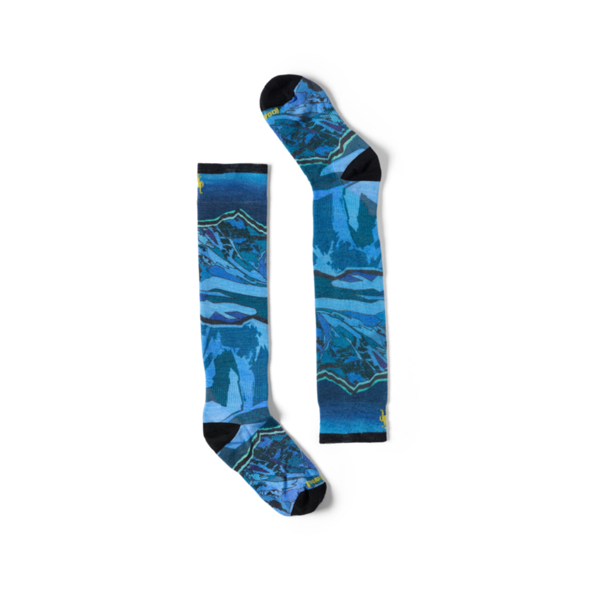 Smartwool Ski Zero Cushion Storm Peak Print OTC Sock – Kids'