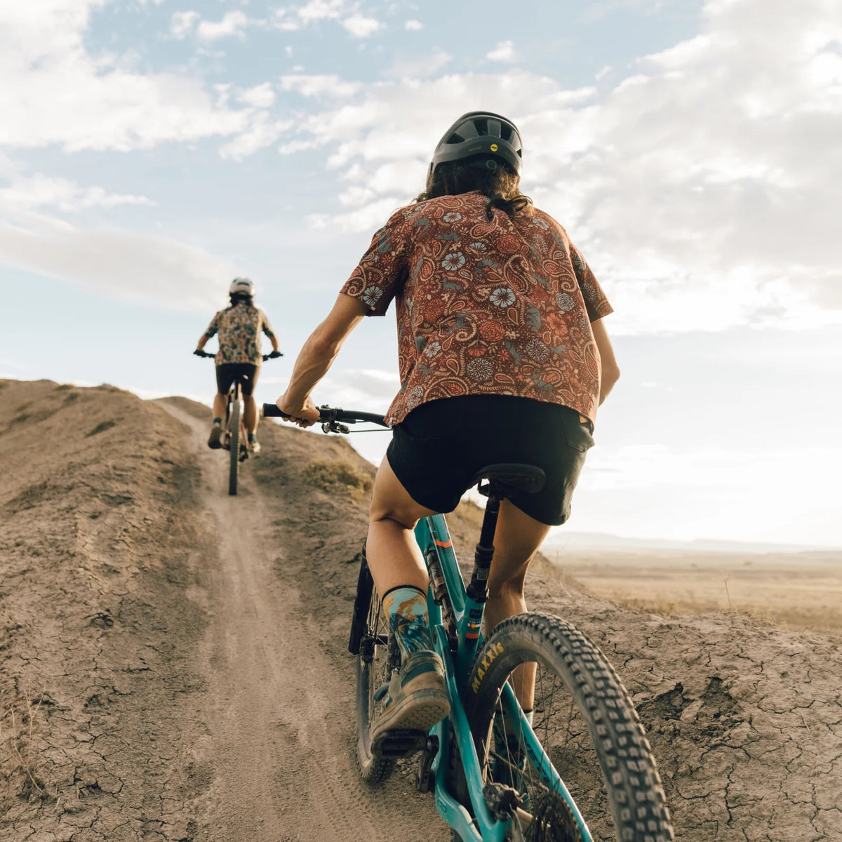 Smartwool Bike Zero Cushion Rugged Ride Print Crew Socks