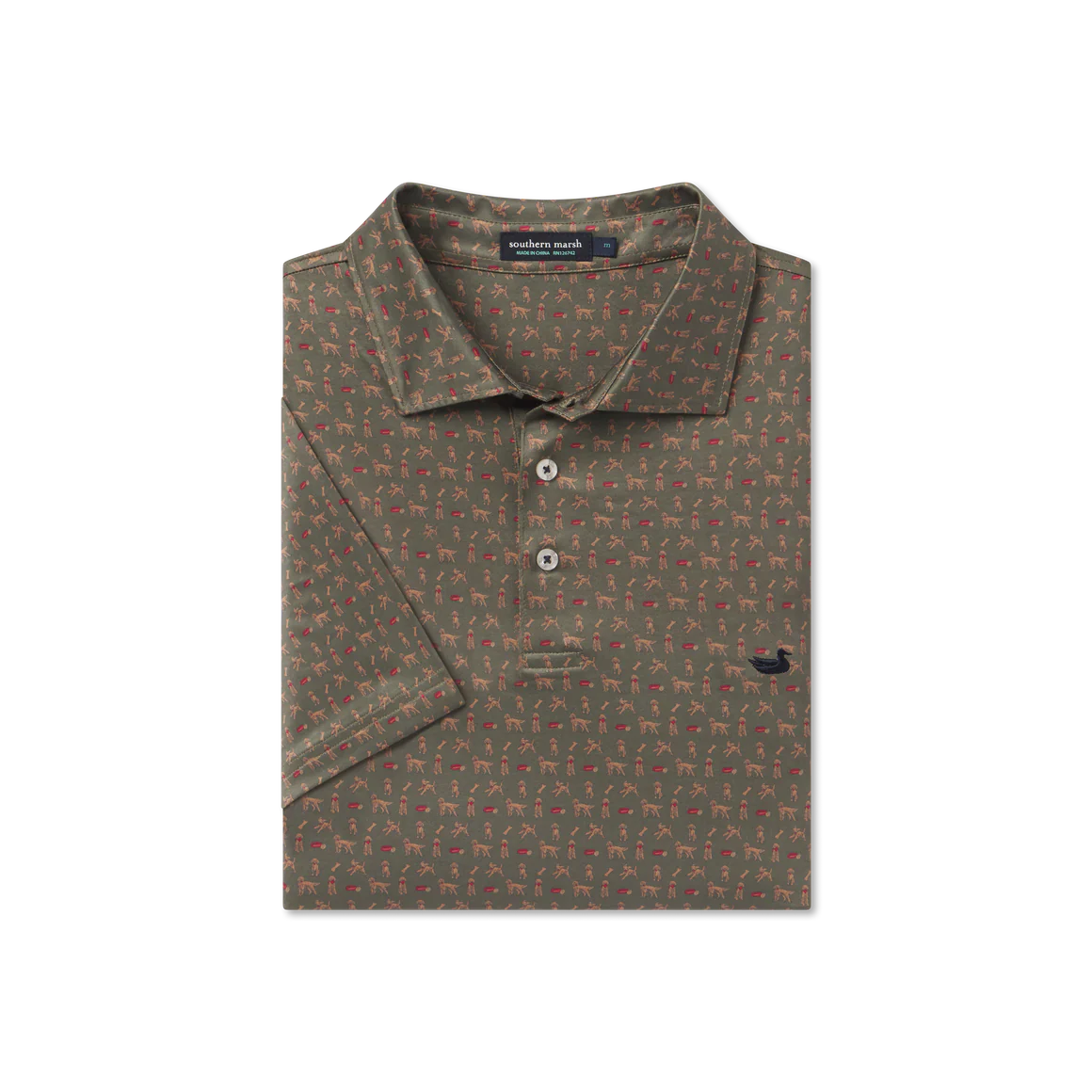 Southern Marsh Men's Mans Best Friend Polo Golden Doodle