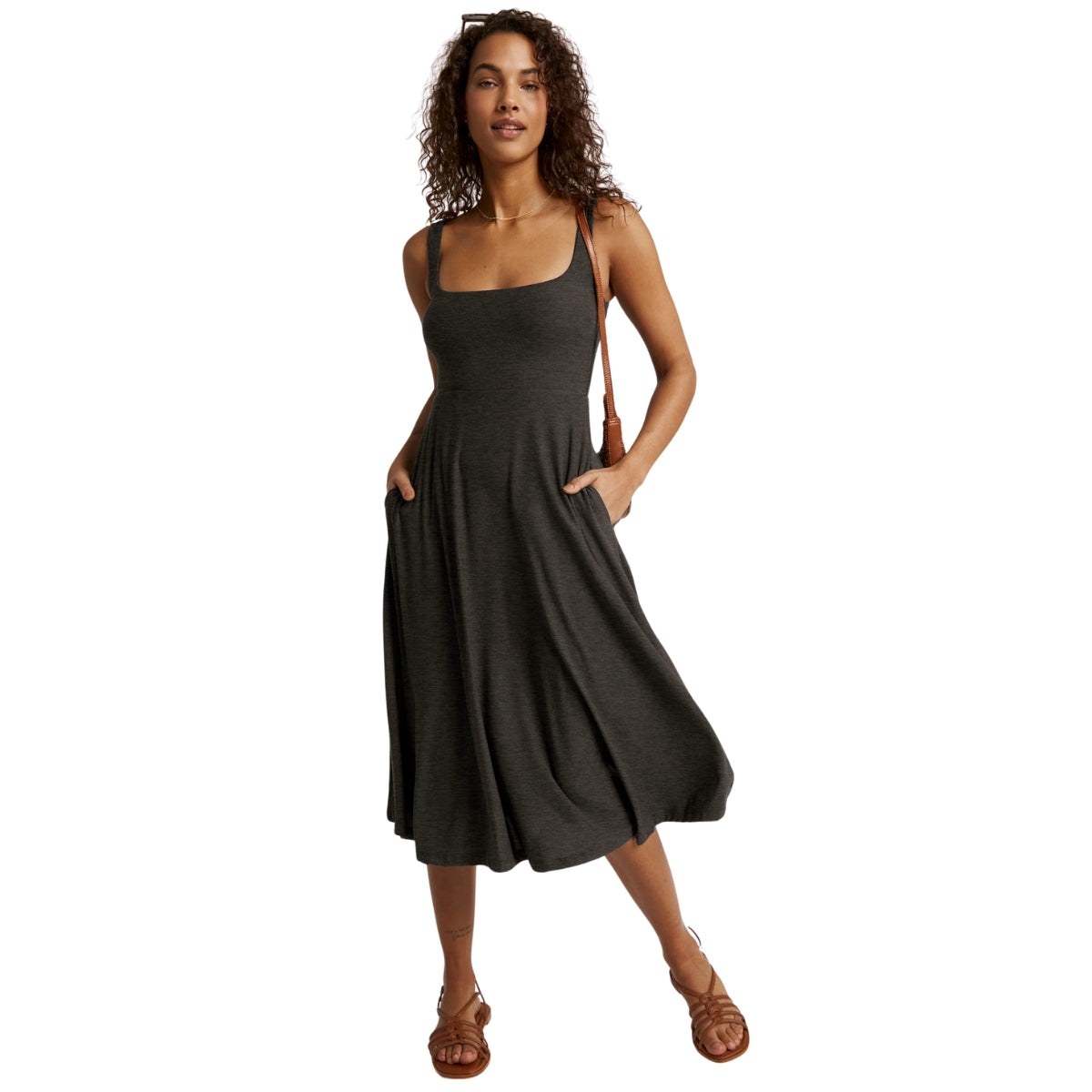 Beyond Yoga Featherweight At The Ready Square Neck Dress – Women's
