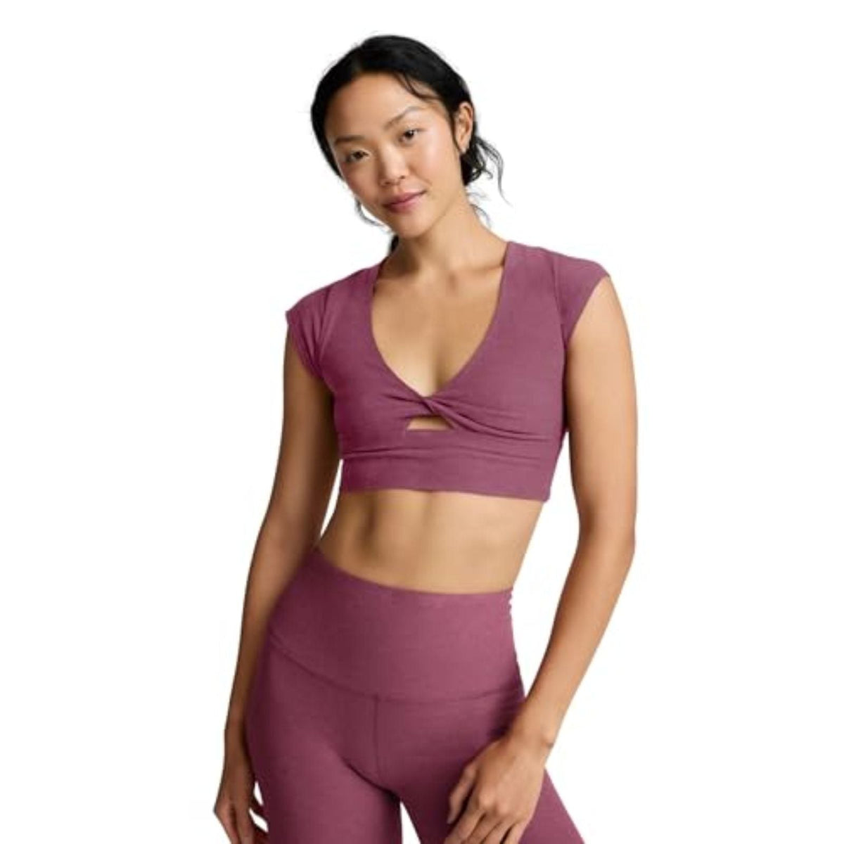 Beyond Yoga Spacedye Get It Twisted Cropped Tee – Women's