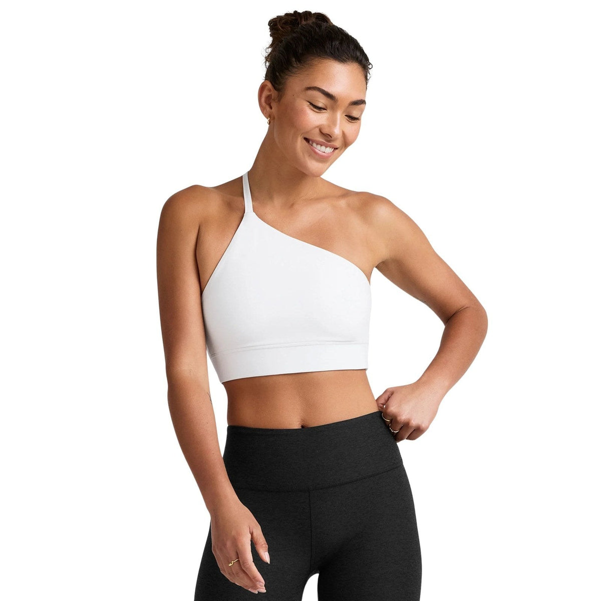 Beyond Yoga Spacedye One Shoulder Longline Bra – Women's