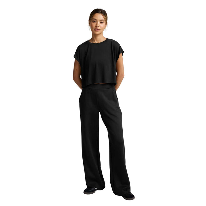 Beyond Yoga Studio Knit Cropped Tee – Women's