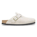 Antique White Suede Leather