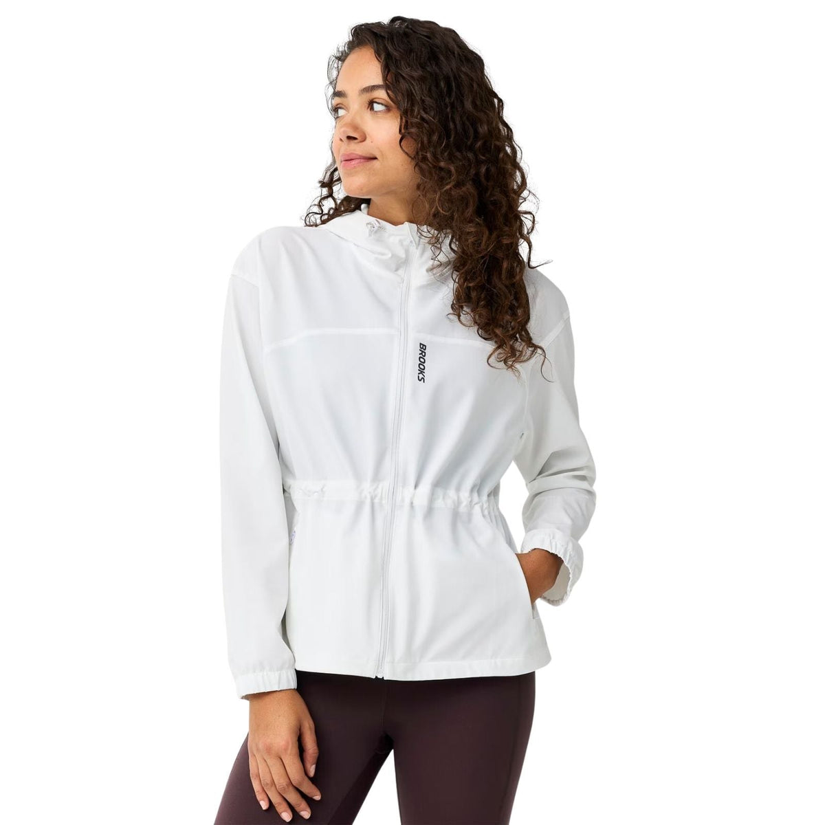 Brooks Canopy Cinch Waist Running Jacket – Women's