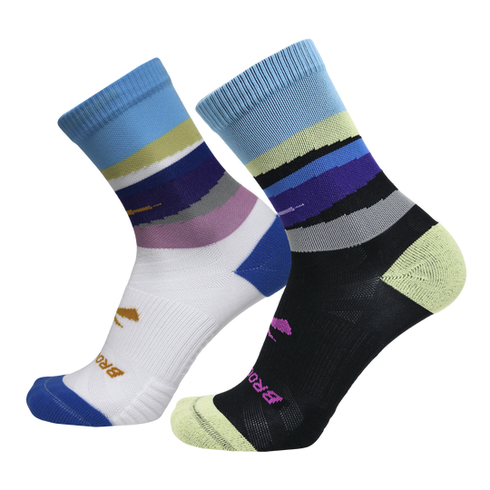 Brooks Ghost Lite Crew Running Socks 2-Pack