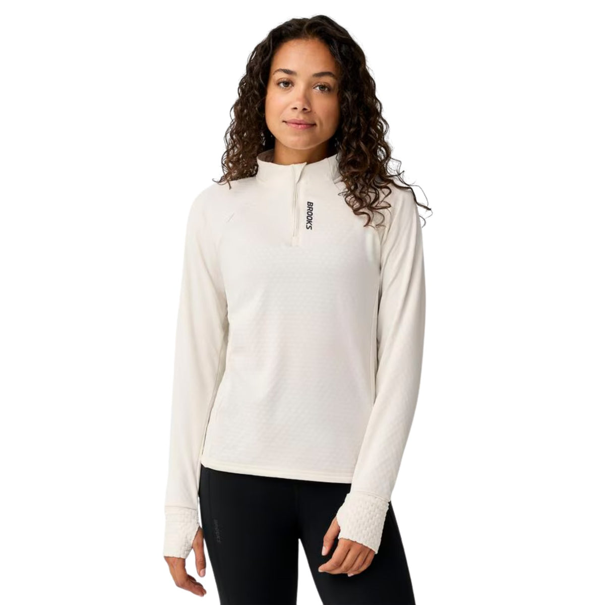 Brooks Momentum Thermal Quarter Zip Shirt — Women's
