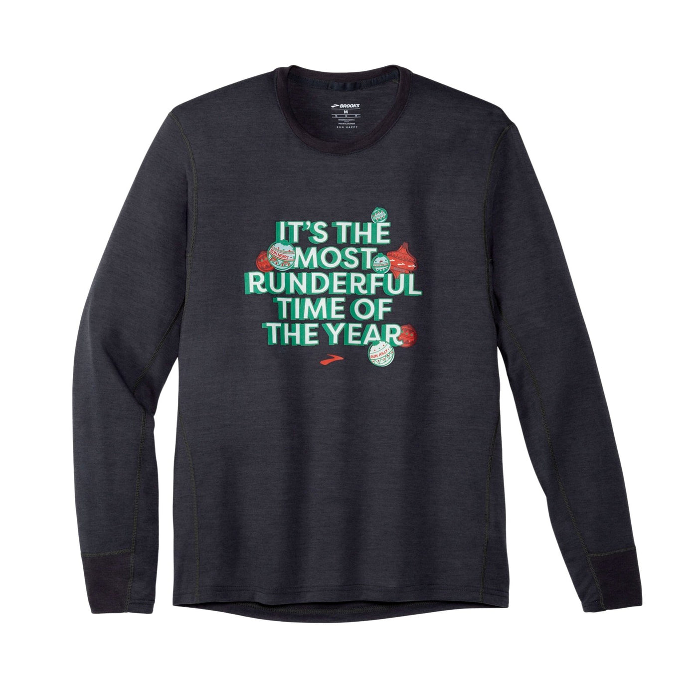 Brooks Run Merry Distance Graphic Long Sleeve – Men's