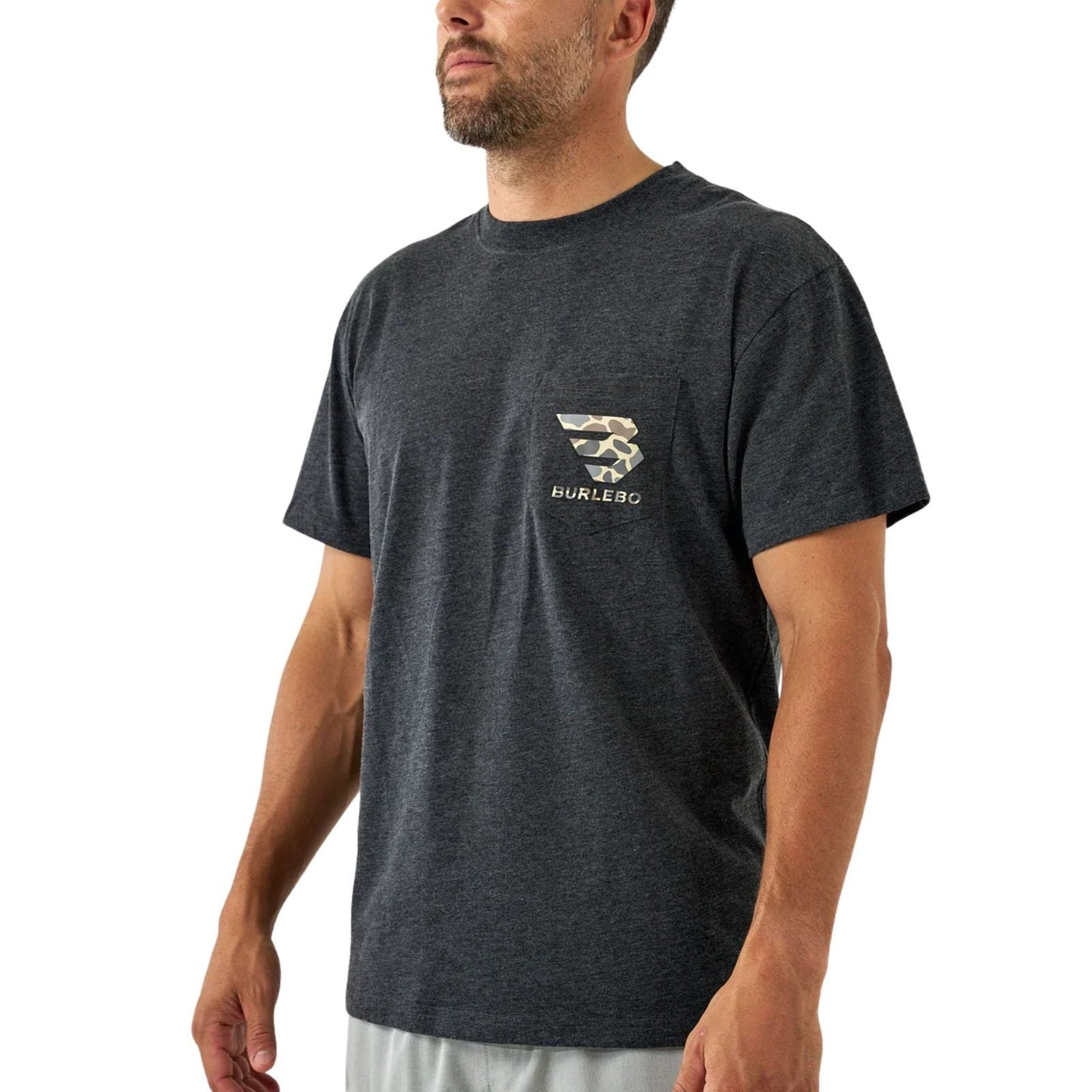 Burlebo Flying B Deer Camo Logo Tee