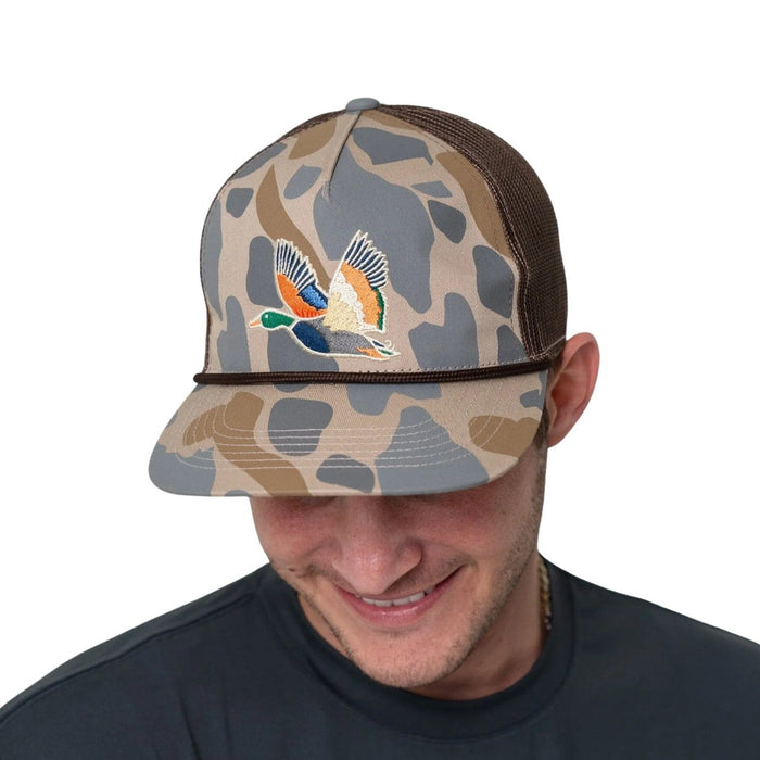 Burlebo Retro Camo Duck Hat