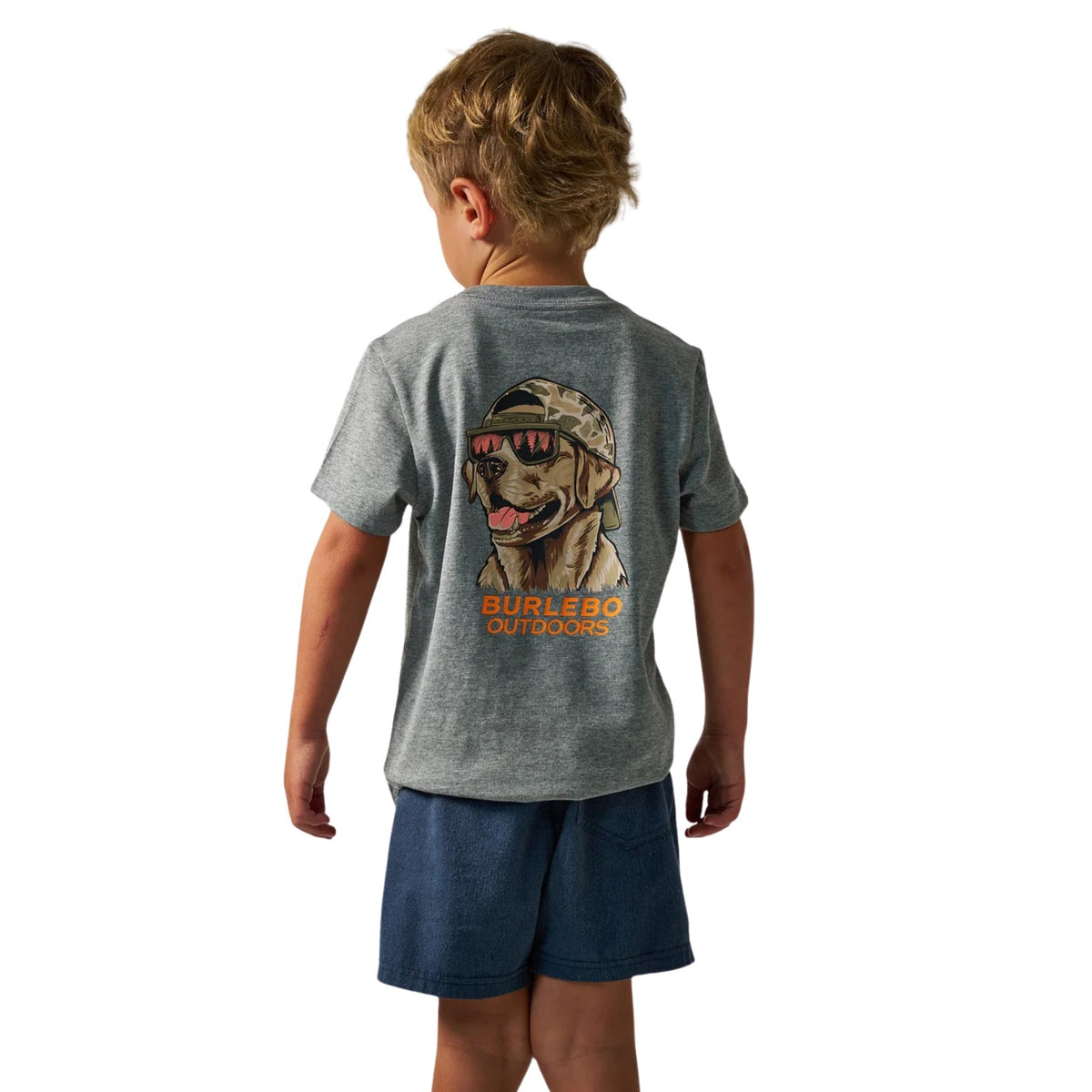 Burlebo Youth Mallard Camo Dog Short Sleeve Tee – Kids'