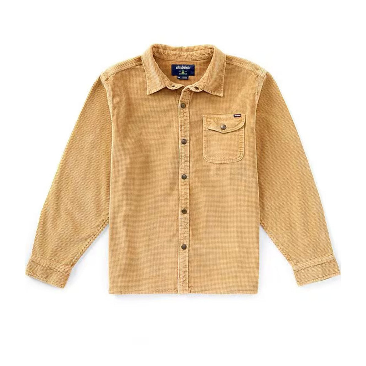 Chubbies The Sandstone Waffle Cord Long Sleeve Shirt – Men's