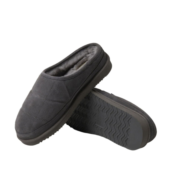 Dearfoams Grafton Quilted Shearling Clog – Men's