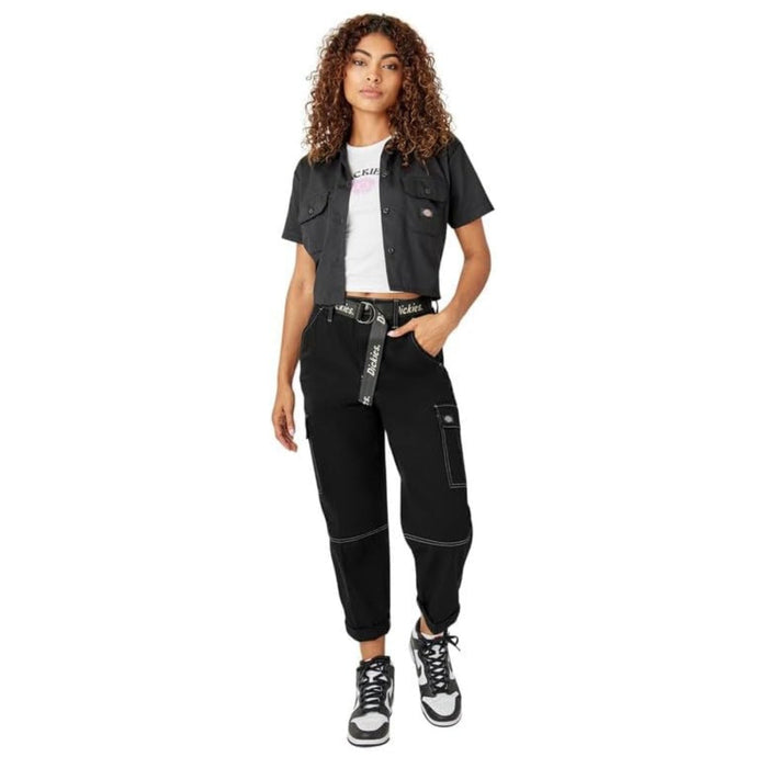 Dickies Contrast Stitch Cropped Cargo Pants – Women's