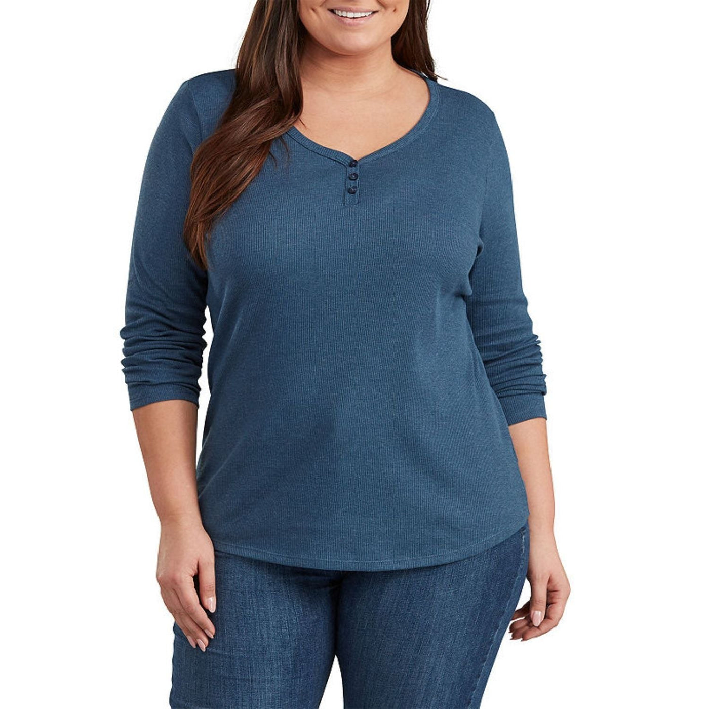 Dickies L/S Henley Shirt Plus – Women's