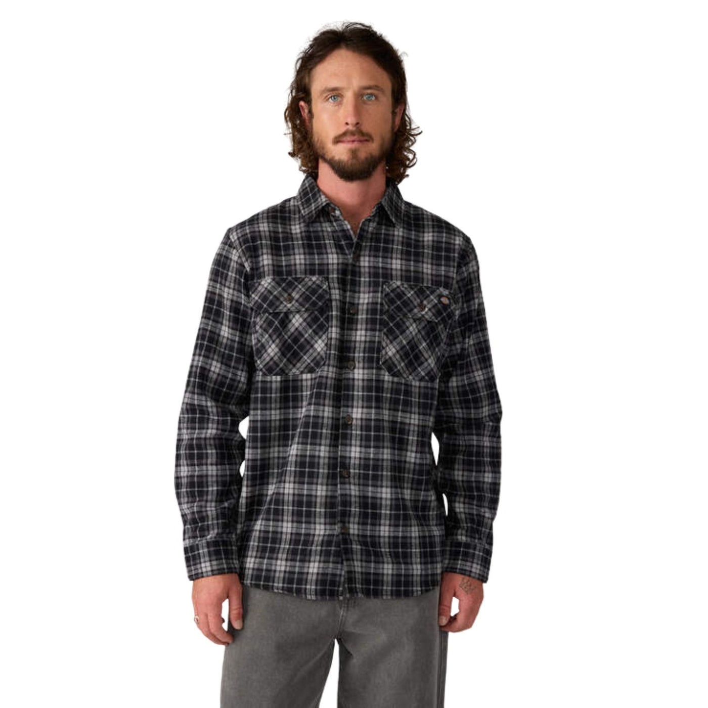 Dickies Long Sleeve Flannel Work Shirt – Men's