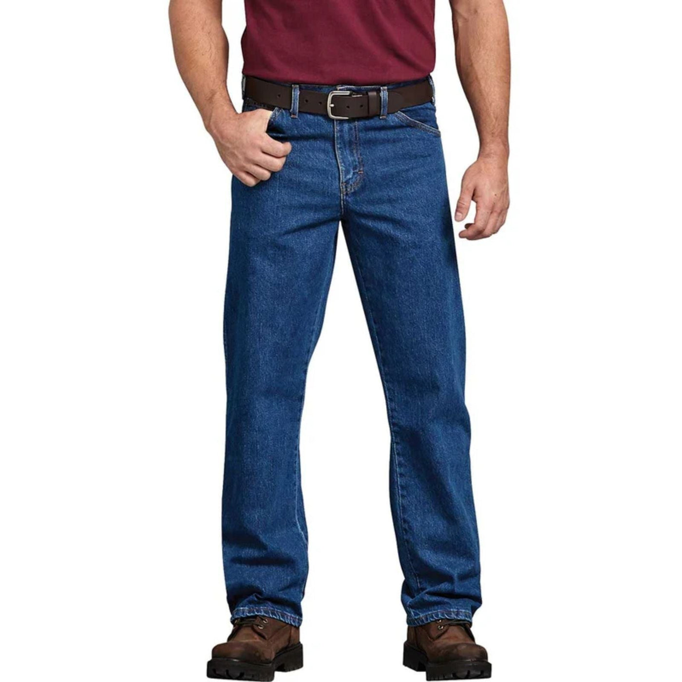 Dickies Regular Straight Fit 5-Pocket Denim Jeans – Men's