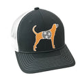 Charcoal/White Meshback
