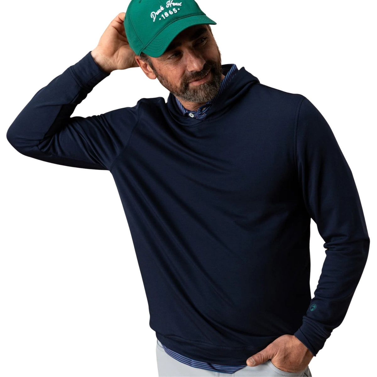 Duck Head Dunmore Performance Hooded Pullover – Men's