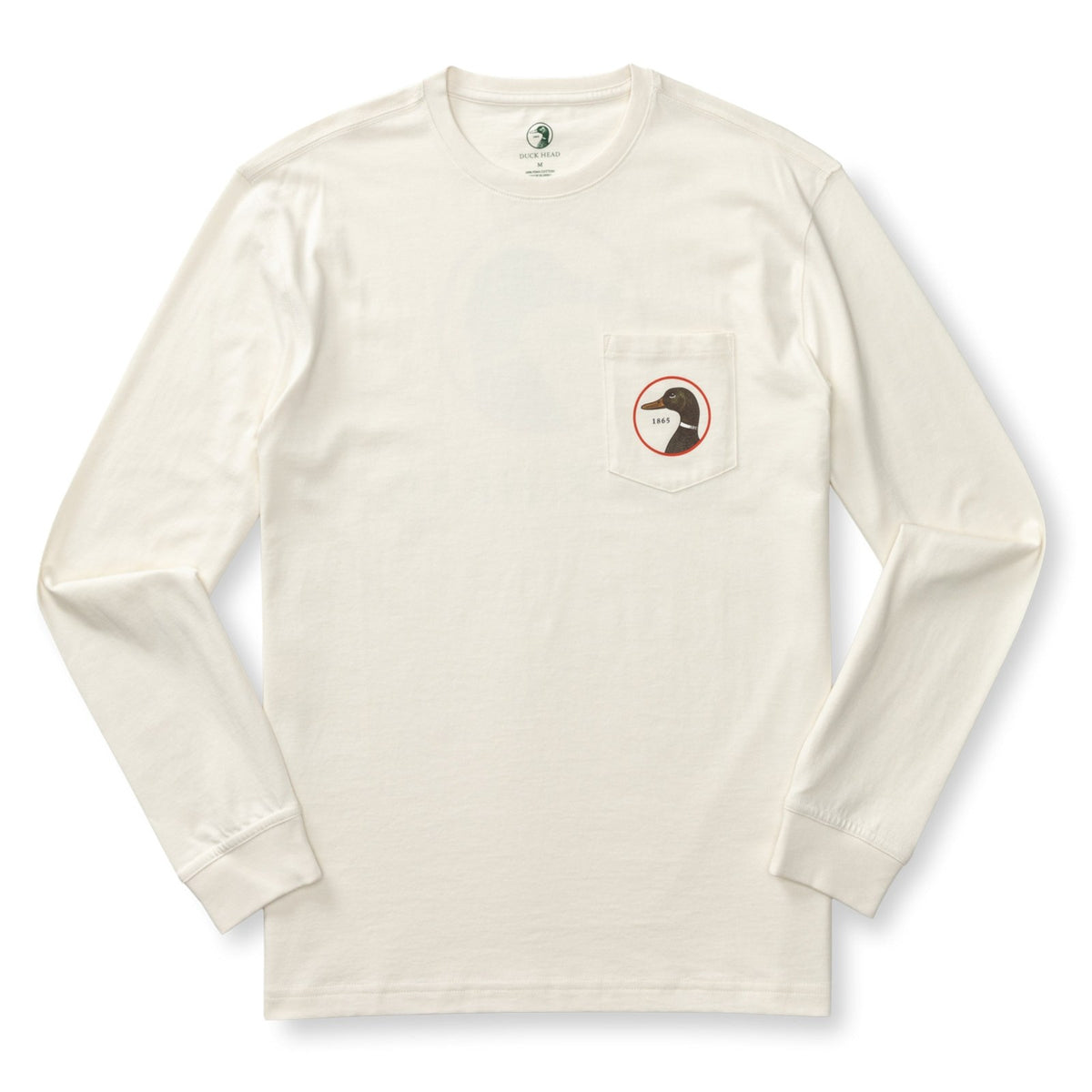 Duck Head Logo Long Sleeve Tee – Men's