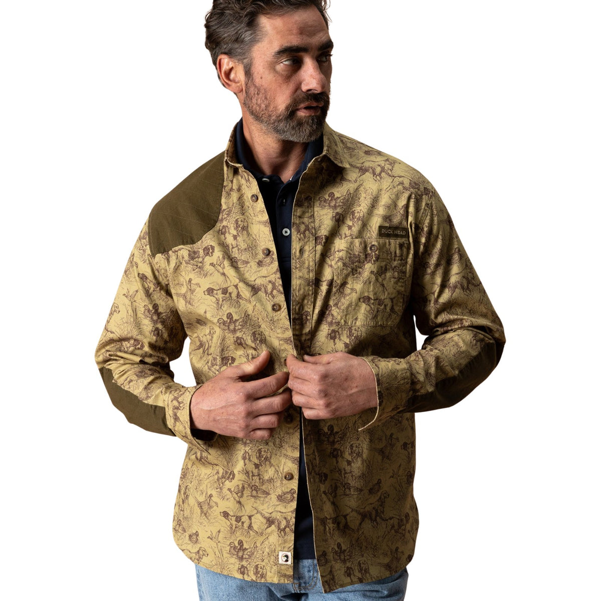 Duck Head Woodland Long Sleeve Shooting Shirt – Men's