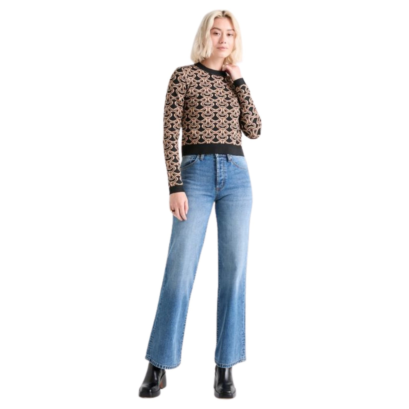 Duer Midweight Performance Denim Wide Leg – Women's