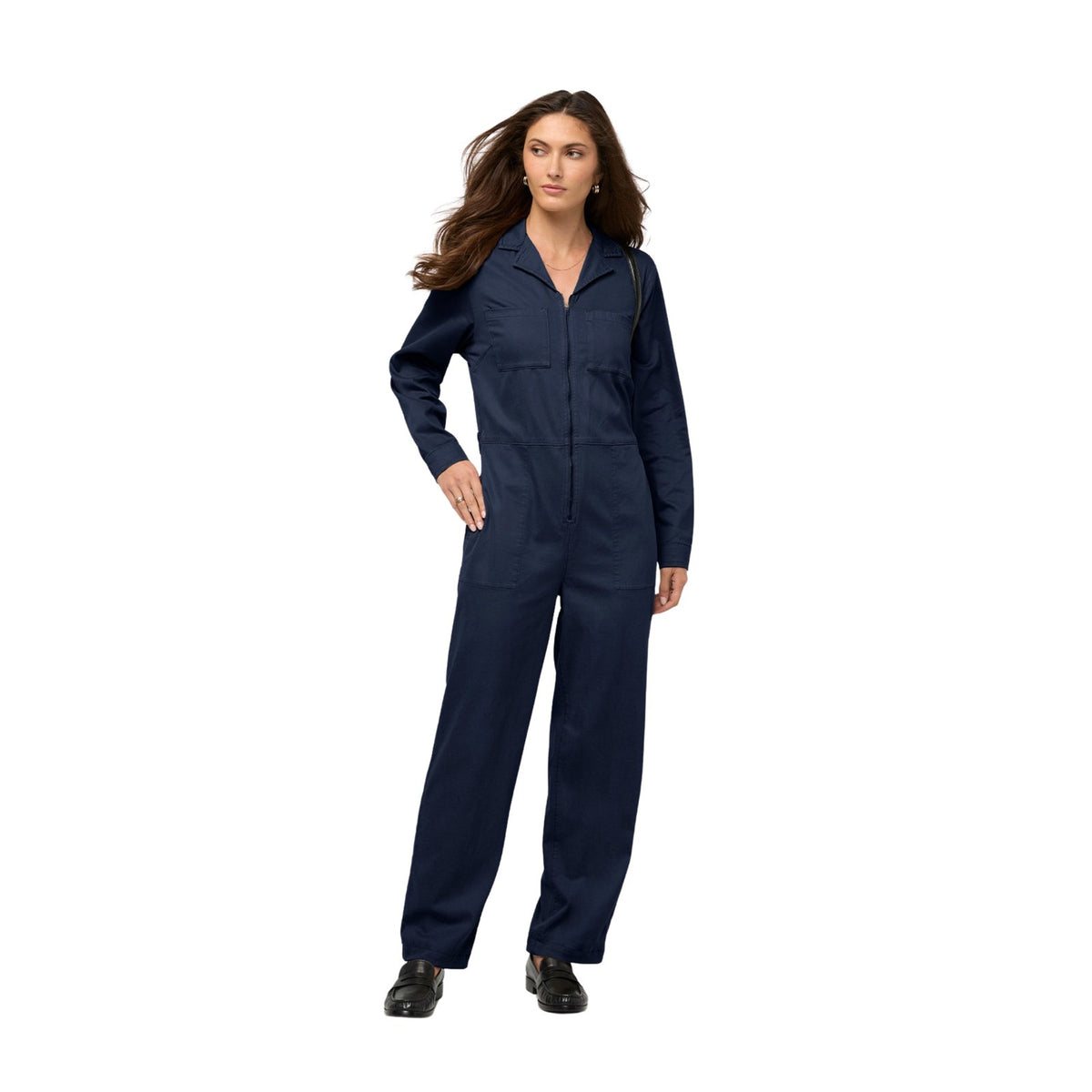 Duer Naked Twill Long Sleeve Jumpsuit – Women's