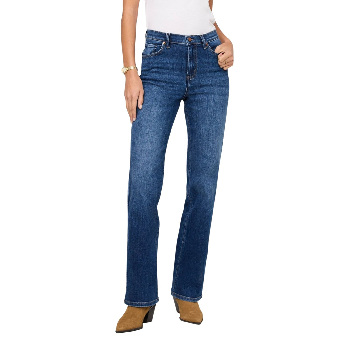 Duer Performance Denim+ High Rise Straight Jean – Women's