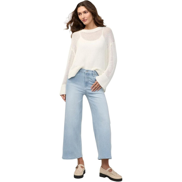 Duer Performance Denim+ High Rise Wide Leg Crop – Women's