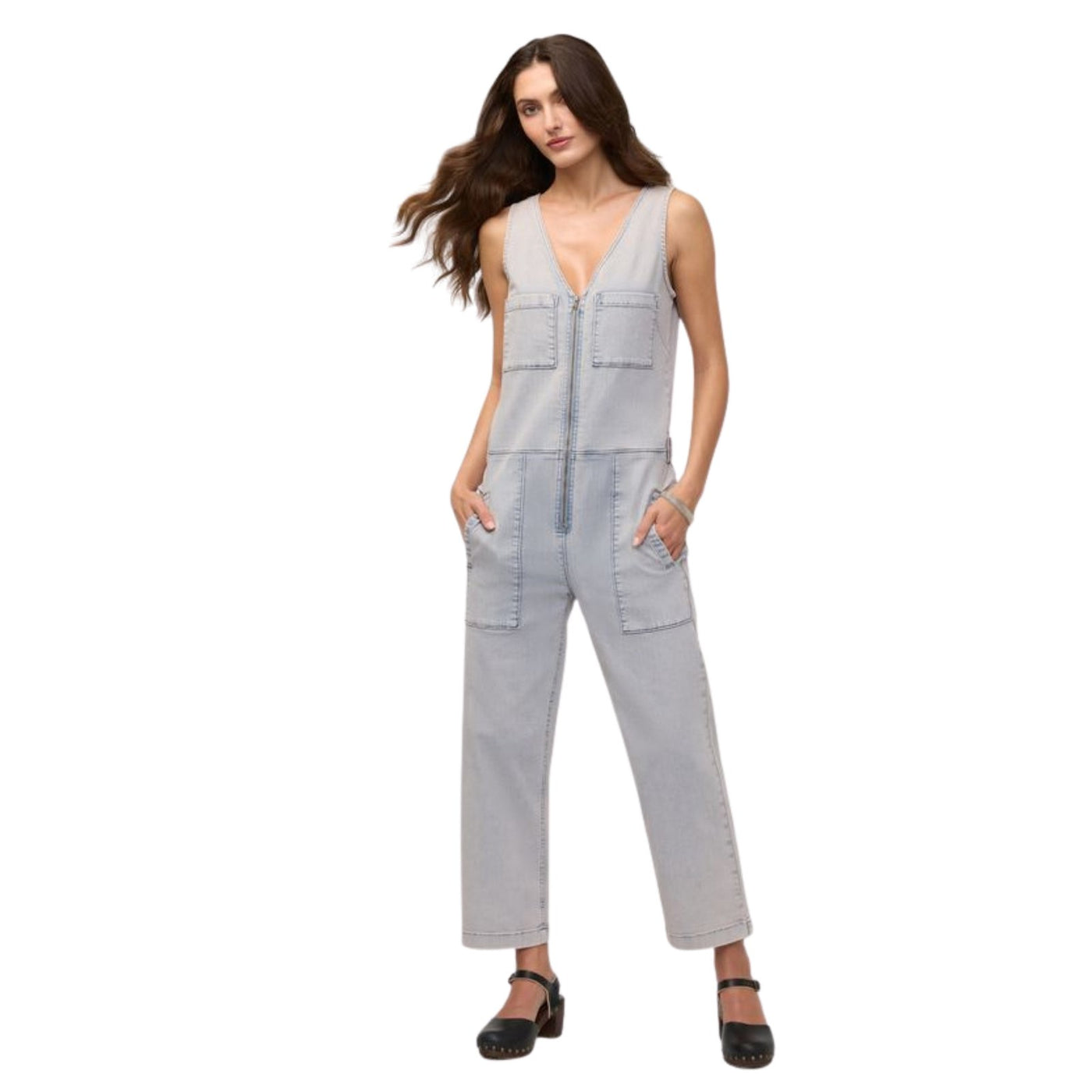 Duer Performance Denim Utility Jumpsuit – Women's