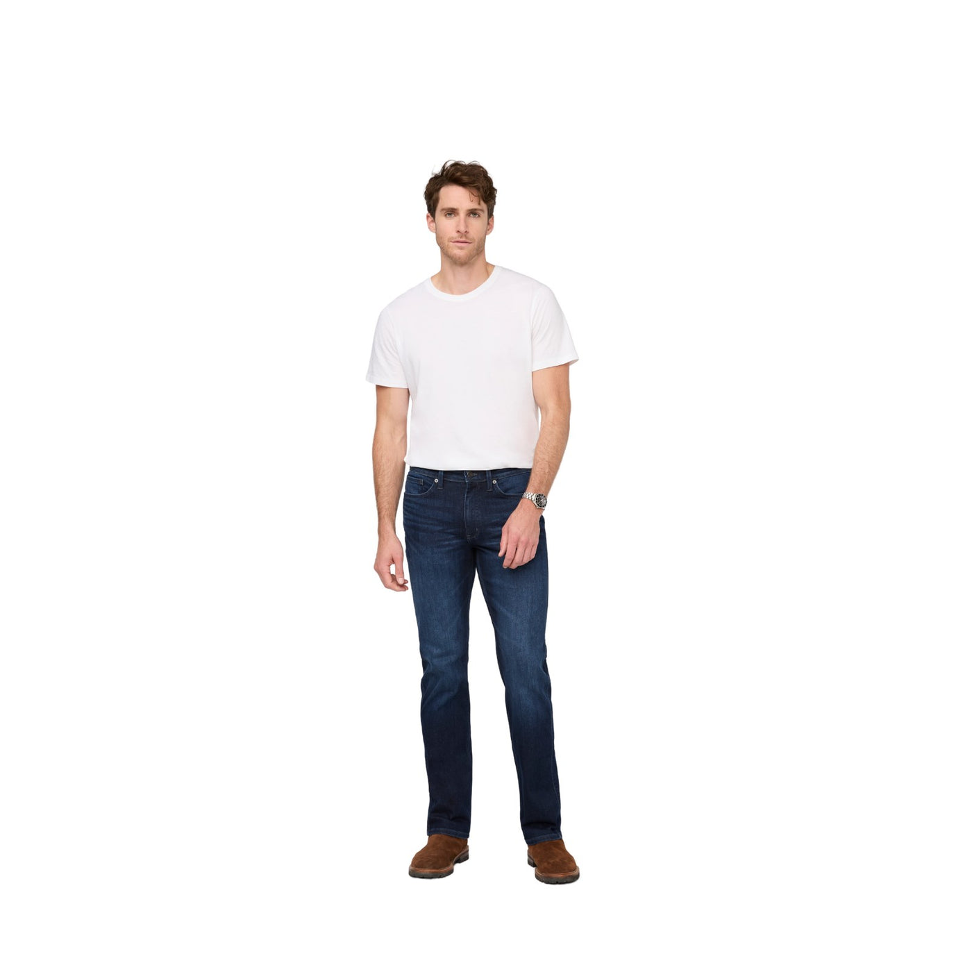 Duer Tech Fleece Denim Straight Pant – Men's