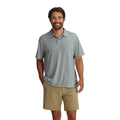 Smooth Sailing Stripe Heather Aspen Grey