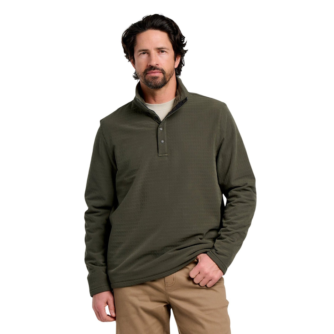 Free Fly Gridback Fleece Snap Pullover – Men's
