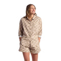 Sea Scallop Print Desert Tan